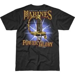 7.62 Design USMC Power & Glory Battlespace T-Shirt Black
